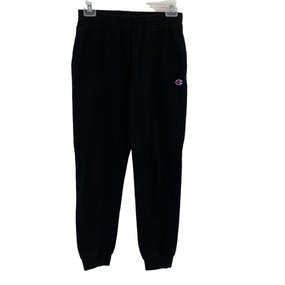 Champion Unisex Kids Black Elastic Waist Authentic Athletic Sweatpants Sz Large - Picture 1 of 8